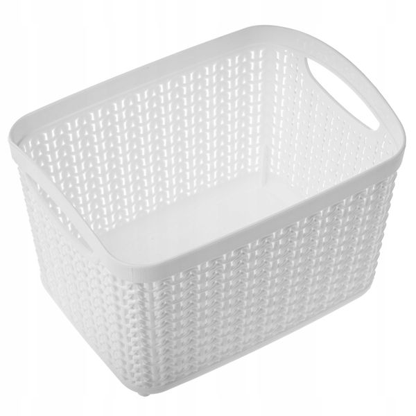 KOSZYK POJEMNIK PUDEŁKO PLASTIK KOSZ 3,3L KOLORY zdjęcie 2