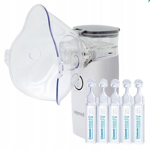 NEBUCARE MAX INHALATOR NEBULIZATOR + SÓL KATAREK ZESTAW DO NEBULIZACJI na Arena.pl