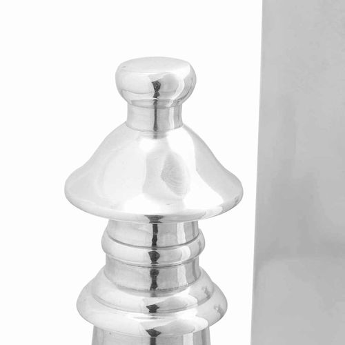 Podpórki do książek 2 pcs Srebrny 11 x 12 x 19.5 cm Aluminium na Arena.pl