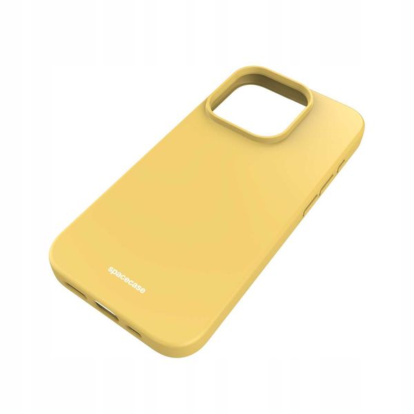 Spacecase Silicone Case Iphone 15 Pro Yellow zdjęcie 6