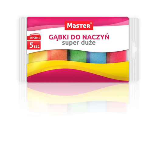 GĄBKA DO NACZYŃ SUPER DUŻA 5 szt na Arena.pl