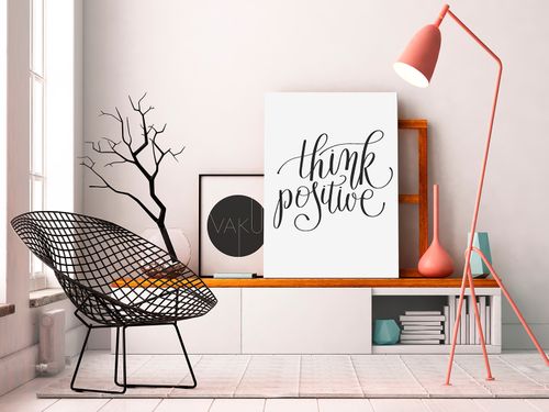 56822 Obraz na płótnie THINK POSITIVE - NAPIS na Arena.pl