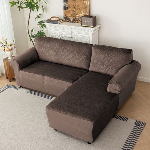 POKROWIEC NA NAROŻNIK KANAPĘ SOFĘ WELUR PRAWY 2+2 na Arena.pl