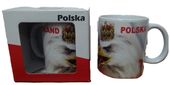 kubek z orłem POLSKA