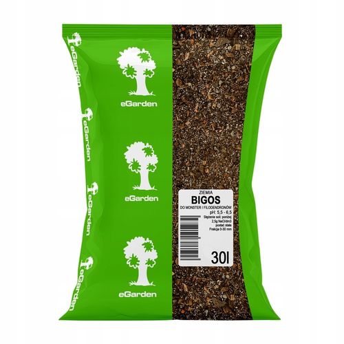 Podłoże BIGOS Lekka Ziemia do Monster i Filodendronów 30 L eGarden na Arena.pl
