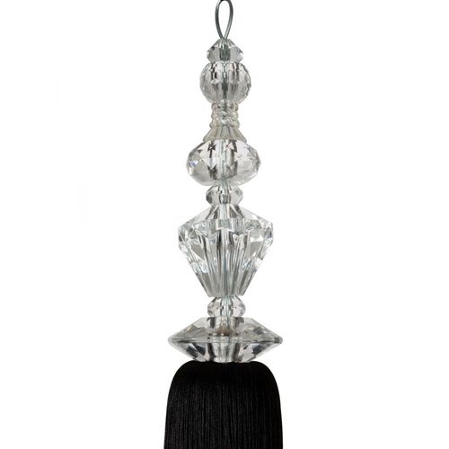 Sznur dekoracyjny do zasłon POLA czarny na Arena.pl