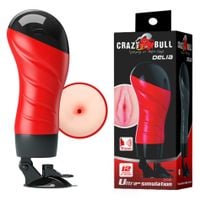 CRAZY BULL - Delia, 12 vibration functions Suction base Sex talk,
