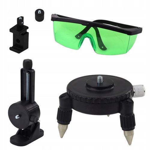 POZIOMNICA LASEROWA POZIOMICA 4D 16 LINII KRZYŻOWA 360 LASER STOJAK na Arena.pl