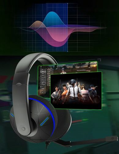 Słuchawki z mikrofonem gamingowe dla graczy A3 USB na Arena.pl