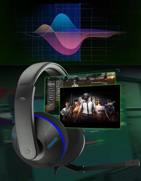 Słuchawki z mikrofonem gamingowe dla graczy A3 USB zdjęcie 3