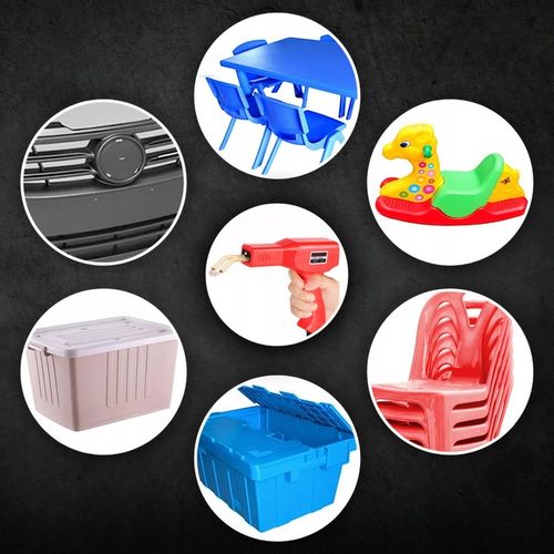 Zestaw Spawarka do Plastiku Zgrzewarka Zszywarka Lutownica do Tworzywa na Arena.pl