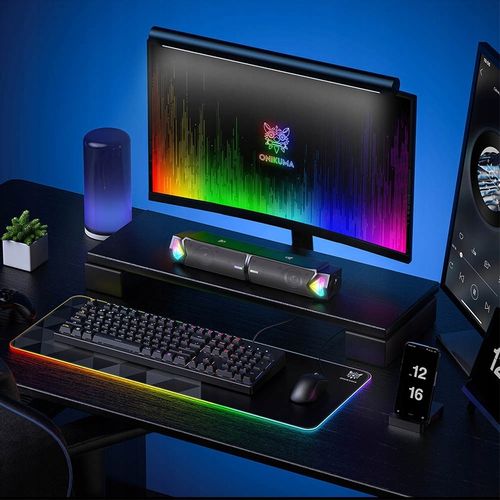 ONIKUMA L1 GŁOŚNIKI GAMINGOWE USB RGB SOUNDBAR DO KOMPUTERA GRANIA BT 5.3 na Arena.pl