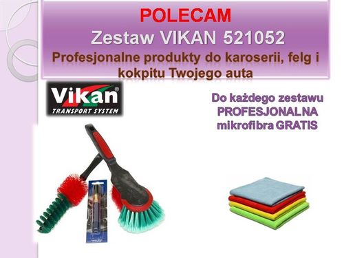 VIKAN ZESTAW 521052 do pielęgnacji auta na Arena.pl