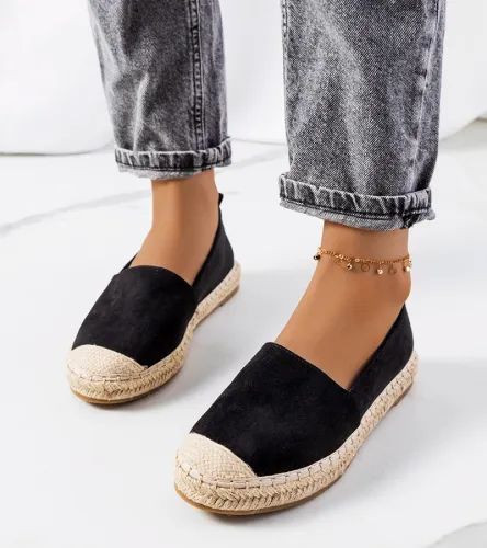 Czarne espadryle damskie Mathea 39 na Arena.pl