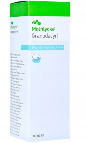 Mölnlycke - Granudacyn - roztwór do płukania ran 500 ml na Arena.pl