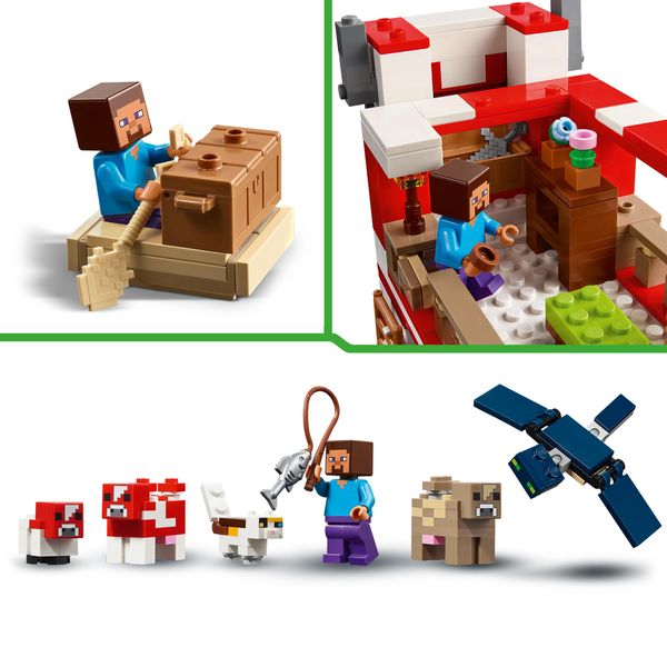 LEGO Minecraft Dom grzybowej krowy 21270 zdjęcie 5