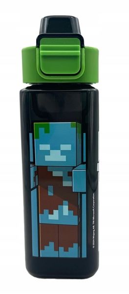 BIDON MINECRAFT KWADRATOWY 500ml POSTACI CREEPER zdjęcie 6
