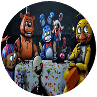 Opłatek na tort FNAF Five Nights at Freddy's