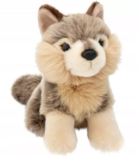 Wilk siedzący mały 18cm zdjęcie 1