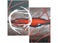 60X60CM TANIEC TONI DWU OBRAZ ŚCIAN