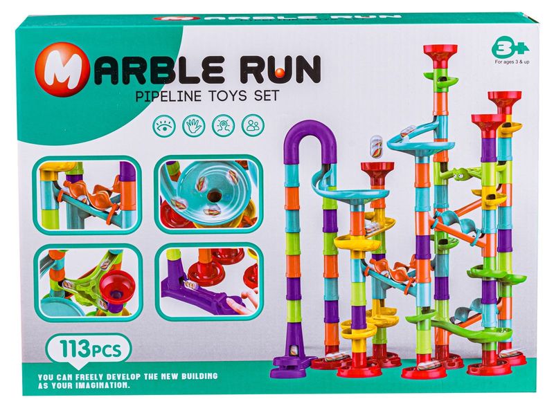 Tor Kulkowy Kulodrom Dla Kulek 113 Elementów zdjęcie 2