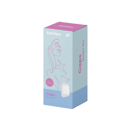 5 Wymiennych Nakładek Na Wibrator - Satisfyer 5X Caps Number One na Arena.pl
