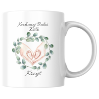 Prezent na dzień Babci Kubek z personalizowanym imieniem