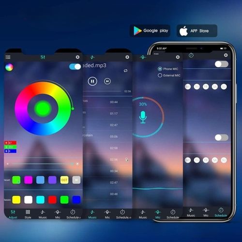 Taśma led rgb 10m neon kolorowa plot aplikacja bluetooth mocna pasek na Arena.pl