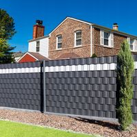TAŚMA OGRODZENIOWA OSŁONA NA OGRODZENIE PŁOT PANELOWE SZARA UV 19 x 35m