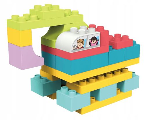 KLOCKI budowlane konstrukcyjne DUŻE ELEMENTY podwozia Zestaw XXL 86 el. na Arena.pl