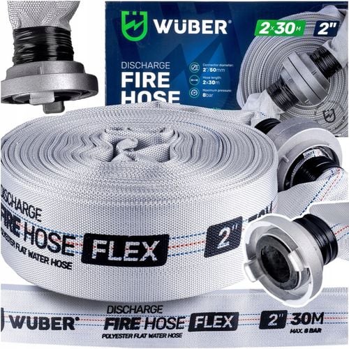 WĄŻ STRAŻACKI MOCNY DO POMPY FAST-FIX MOCNY DŁUGI DO SZAMBA WODY 2" na Arena.pl