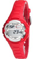 Xonix Damski zegarek, stoper, alarm, 2 x czas, WR 100M, podświetlenie, antyalergiczny
