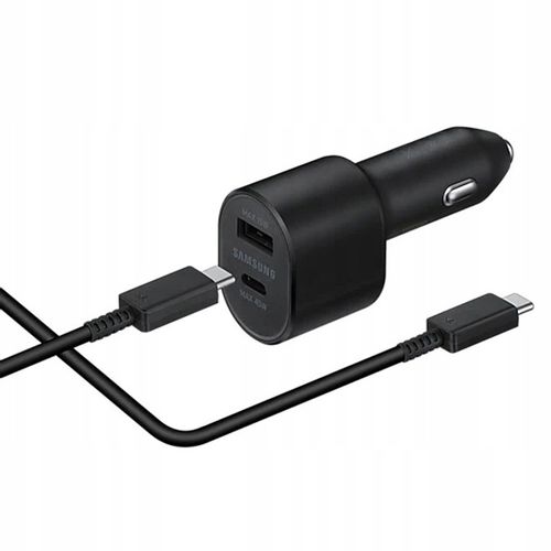 ŁADOWARKA SAMOCHODOWA SAMSUNG 45W+15W 2xUSB +KABEL na Arena.pl