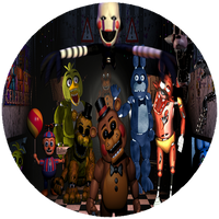 Opłatek na tort FNAF Five Nights at Freddy's