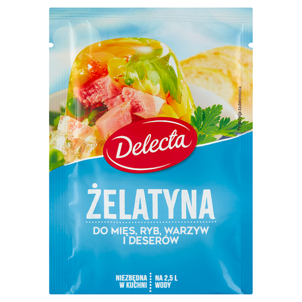 DELECTA ŻELATYNA SPOŻYWCZA 50G zdjęcie 1