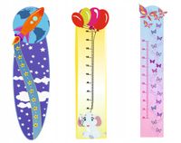 Naklejka samoprzylepna miarka kolorowa dekoracja