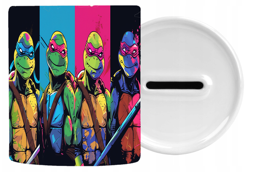 Skarbonka Ceramiczna Żółwie Ninja - Turtles na Arena.pl