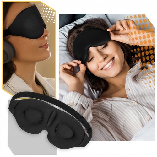 OPASKA NA OCZY DO SPANIA MASKA 3D REGULOWANA LEKKA na Arena.pl