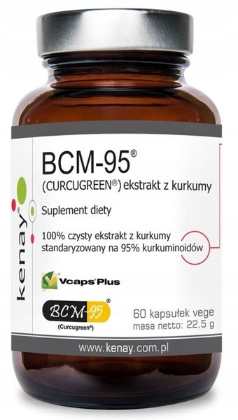 Kenay Kurkuma BCM-95 ekstrakt 60kapsułek zdjęcie 1