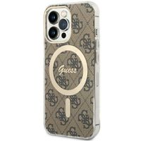 Guess GUHMP13LH4STW iPhone 13 Pro / 13 6.1" brązowy/brown hardcase 4G