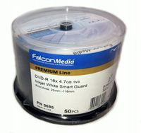 FALCON DVD-R 50szt WODOODPORNE GLOSSY fab Verbatim