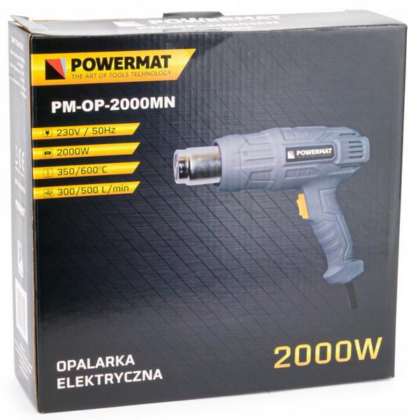 OPALARKA ELEKTRYCZNA 2 BIEGI 4 DYSZE 600C 2000W PM-OP-2000MN PM0997 zdjęcie 5
