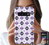 ETUI DO SAMSUNG GALAXY S10 - MODNE SERCA KOKARDKI KOKARDA + FOLIA