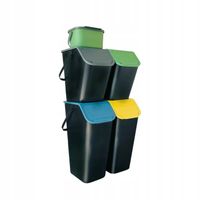 4x Kosz Na śmieci Odpady Kosze do Segregacji BINI + POJEMNIK MiniBini 35L