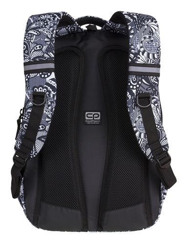 Plecak CoolPack BASIC PLUS czarno białe wzory, BLACK LACE (92685CP) na Arena.pl