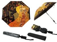 Parasol automatyczny, składany - G. Klimt, Adela (dekoracja na wierzchu) (CARMANI)
