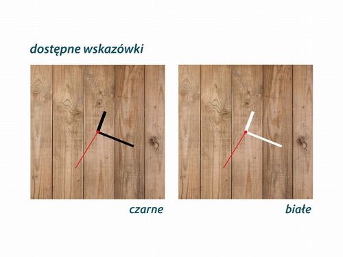 ZEGAR SZKLANY ROMB - Deski na Arena.pl