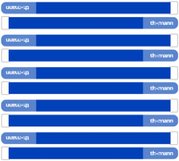Opaski rzepowe do kabli 20 x 300 mm niebieskie 10 szt.