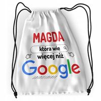 Plecak Dla Magdy Sportowy Szkolny Worek Torba Z Nadrukiem Ze Zdjęciem