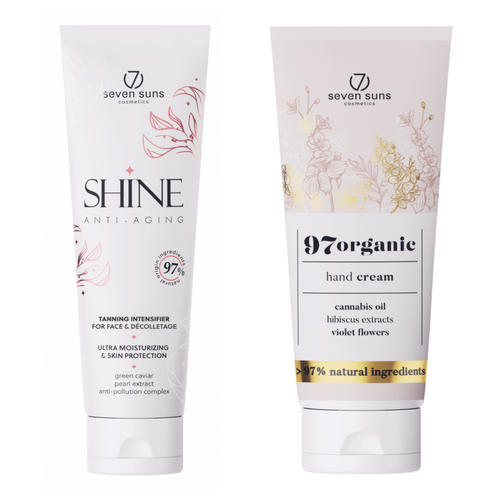 7suns Shine 50x Przyspieszacz Do Twarzy 75ml + Krem Do Rąk 75ml Gratis na Arena.pl